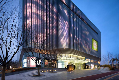 Galleria Centercity Department Store in Cheonan Landscape design